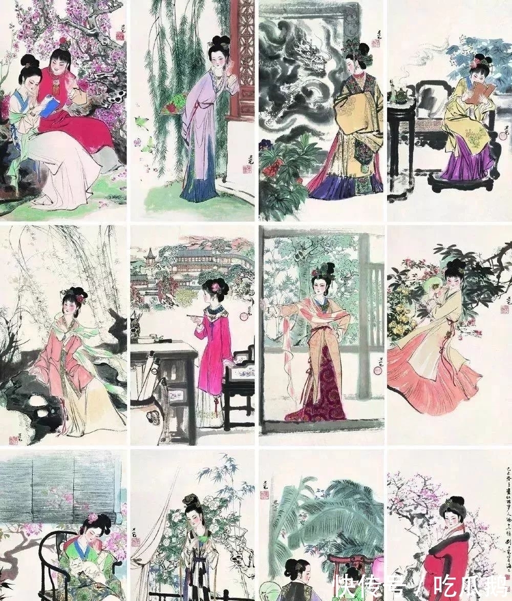 刘旦宅！你看过最绝的红楼梦插画是谁画的？当代经典，首推刘旦宅的红楼