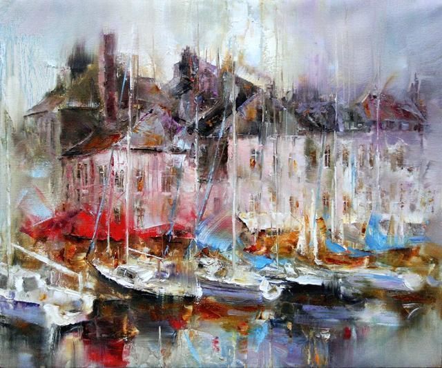 艺术学院!奔放的心:俄罗斯女画家安捷利卡超凡脱俗、别具一格的油画作品