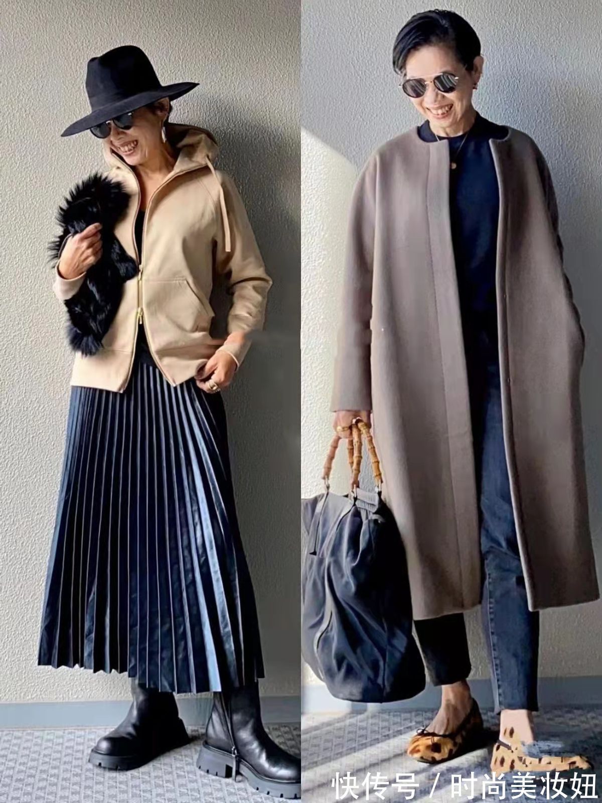 保暖|50岁女人冬季就该这样穿,简约大气又保暖,照穿气质翻倍