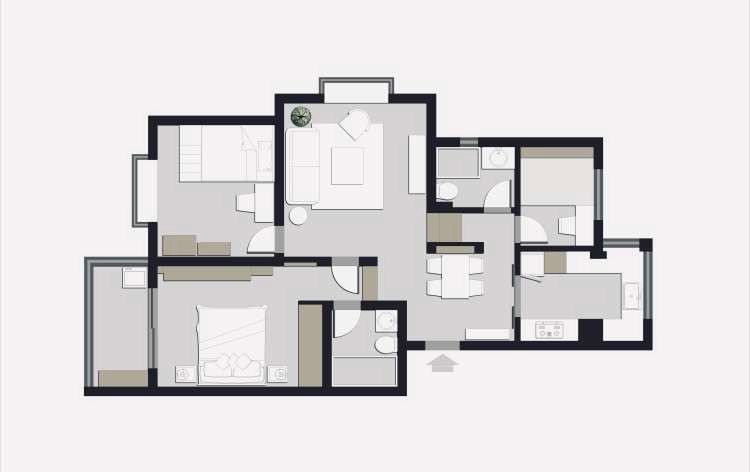 女主人|日本主妇果然会生活,家里墙壁都不放过,想法真是太独特了