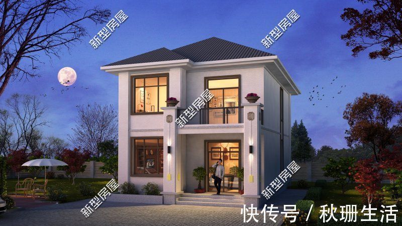 建筑|准备了20万回农村建房,这6套图纸,你们帮我看看哪套好