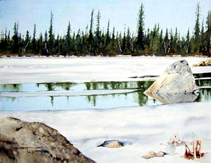 水彩画@加拿大水彩画画家道格拉斯·亨特的唯美风景作品