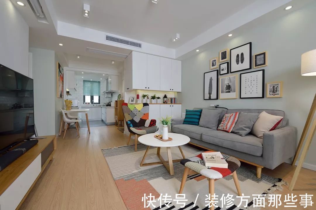 小户型|75平米北欧风小户型,清新加温馨小家就是这样啦