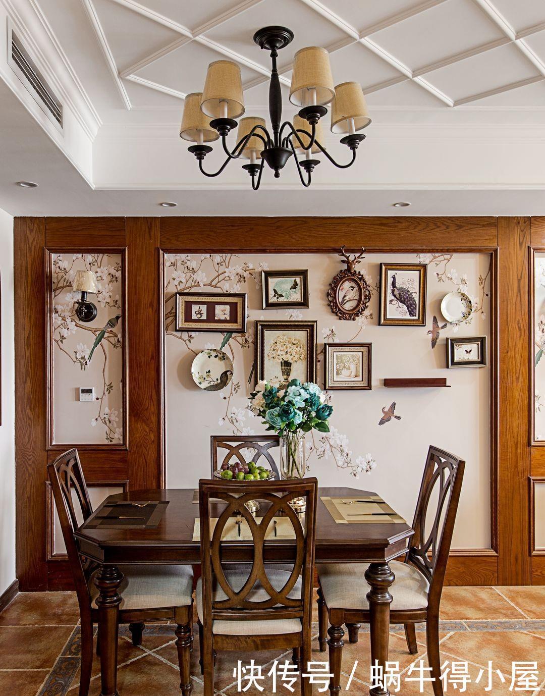 墙壁纸|实木与拱门的结合，中式和欧式的碰撞，打造年轻人喜爱的中式装修