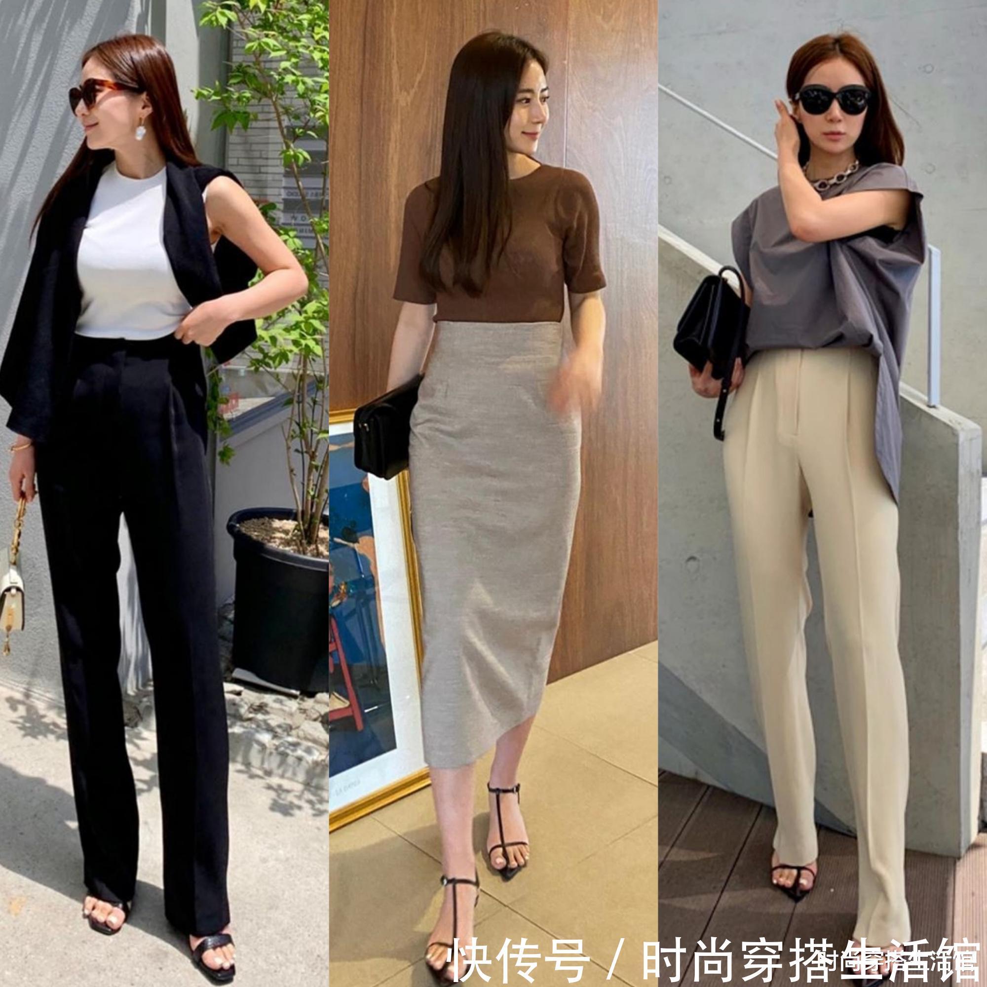 简约|?40+女人如何穿搭不显老?跟韩国博主这样穿,简约大方又高级