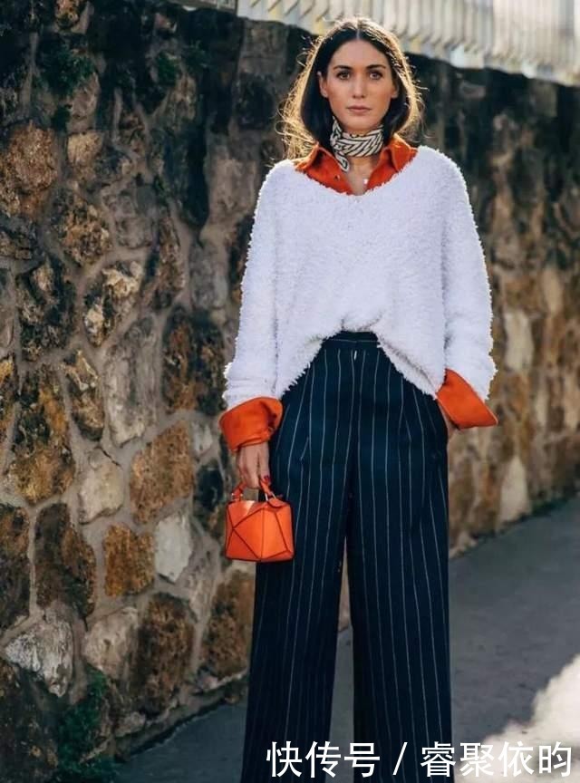 颜色|秋冬不论是搭裙子还是穿裤子,一定要牢记“上下法则”!很时髦