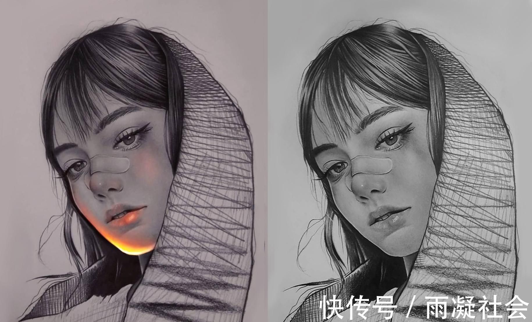 笔刷&素描会发光想要画出这种效果,其实只需几分钟