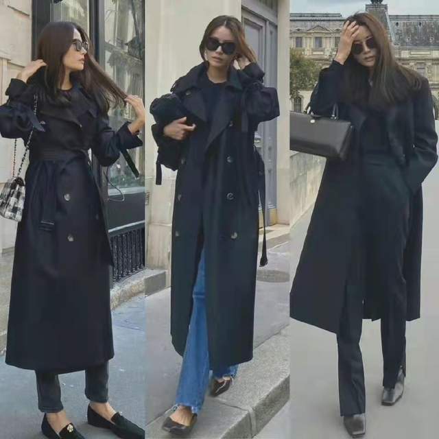 冬天 纯黑单品如何避免单调?冬天这样穿太OK