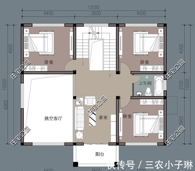 进深|7套三层农村自建房,户型方正、经典,还不赶快收了