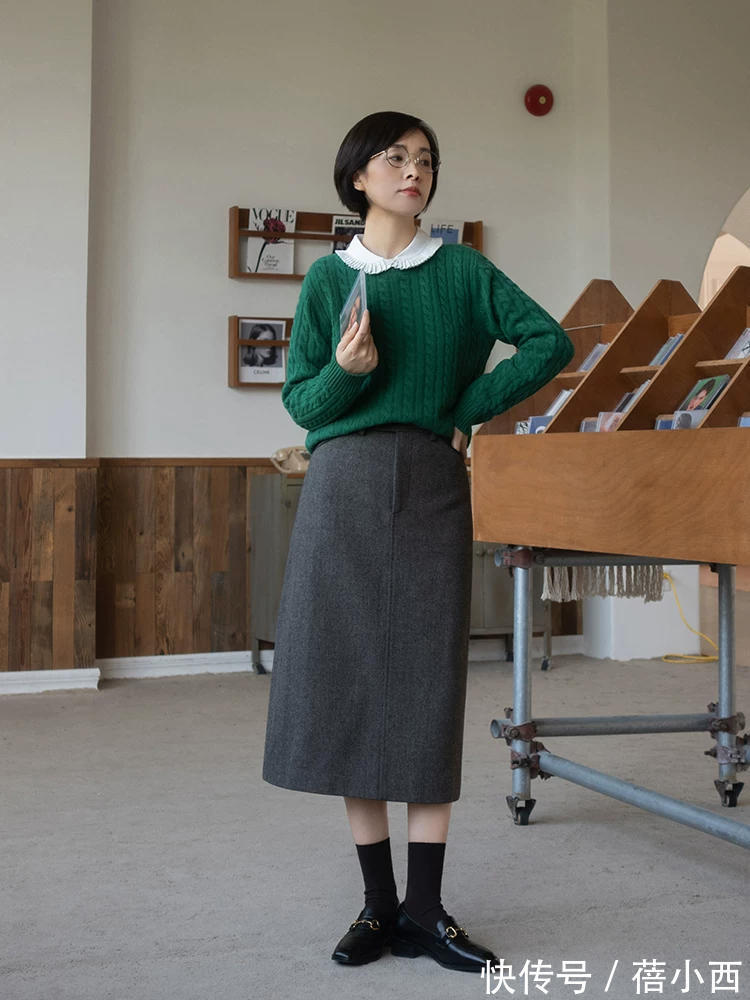 半裙 中年女性想穿得有品味,试试“毛衣+半裙”,搭配技巧看这篇就够