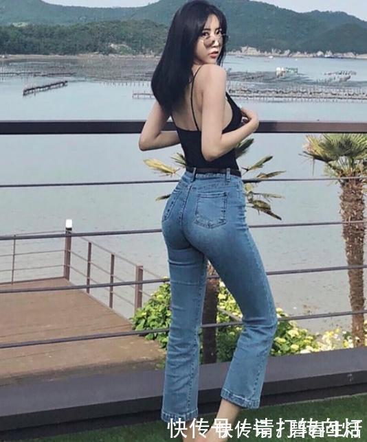 牛仔裤 不要只穿打底裤了,穿上牛仔裤,具有时尚气息,让你气场全开