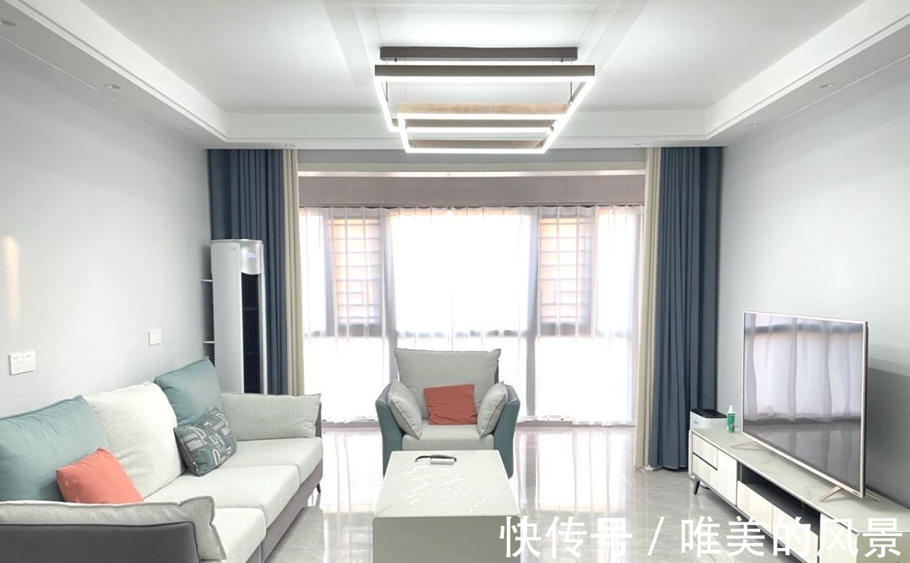 家具|120㎡简约新房,软硬装+家具电器共18万,无玄关照样时尚又大气