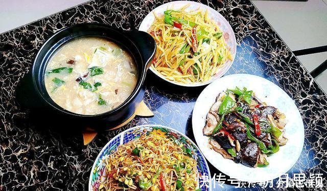 香菇片|看看我花1小时做的晚餐，成本10元钱，做了4道菜，全家吃得肚子圆