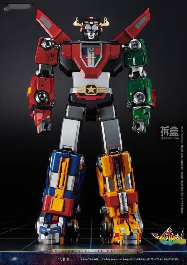 机器人|Blitzway 新品： 百兽王Voltron(战神金刚) -CARBOTIX系列可动手办（38CM高）