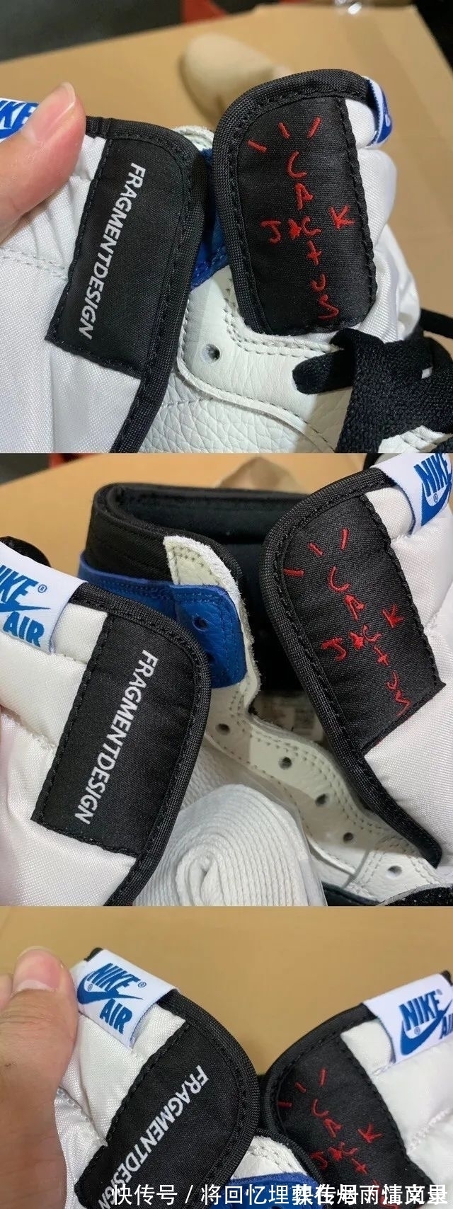 正品 藤原浩倒钩闪电aj1最强横向对比测评 中底拉邦皮料剪裁差的是正?