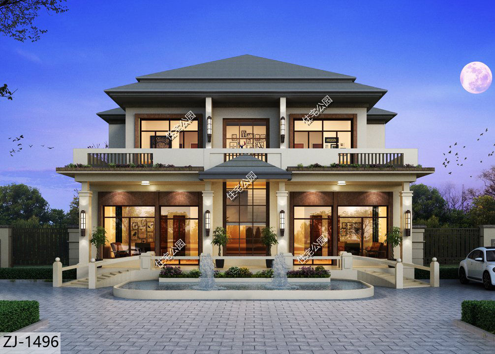 平面|农村盖房就在这10套里选一套,颜值高还实用,尤其第7套特别亮