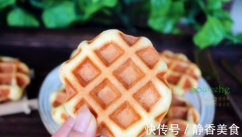 华夫饼|不用烤箱就能做的华夫饼,保证一次就成功,想吃再也不用买了!