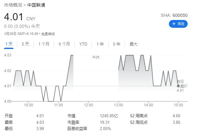 固网|中国联通：5G 套餐用户累积 1.55 亿户，固网宽带用户 9504.6 万