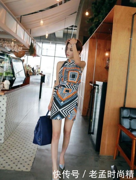 这款包臀裙展现出来的就是它独特的时尚个性, 做个性感撩人的小妖精