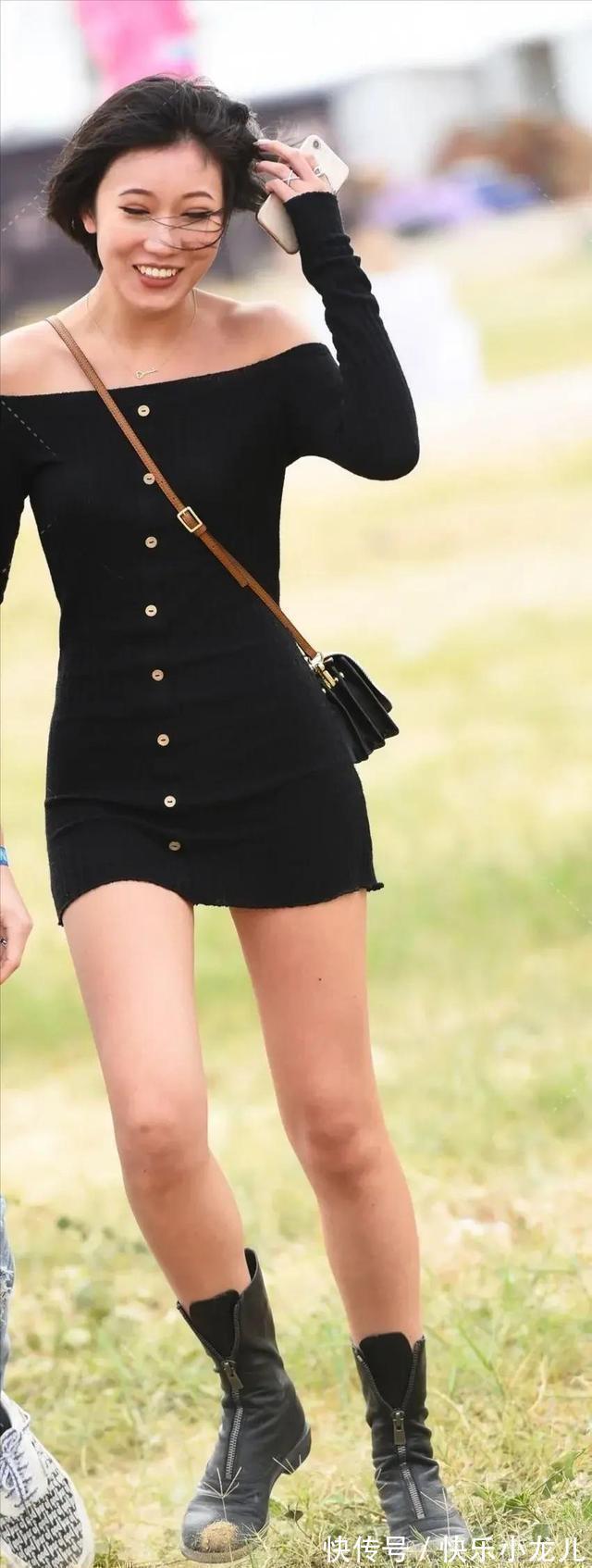 穿搭 光彩夺目的连衣裙穿搭尽显随性街头风,款式多样又时尚,简约干练