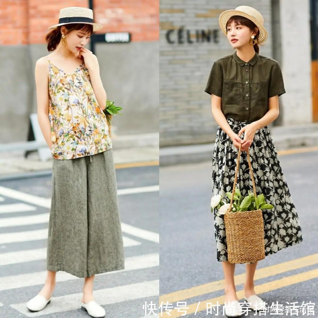 阔腿裤|别穿阔腿裤了,今年流行这几款半裙,搭配T恤、衬衫都好看