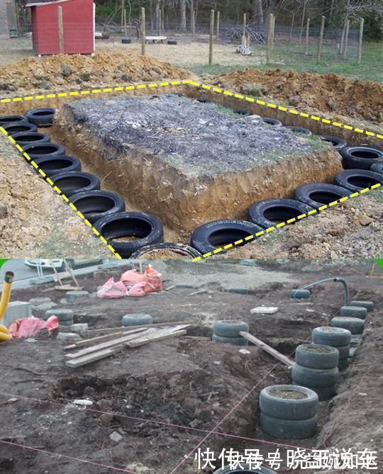 地基|不服国外不行,捡100个旧轮胎打地基建房,再用50年照样结实