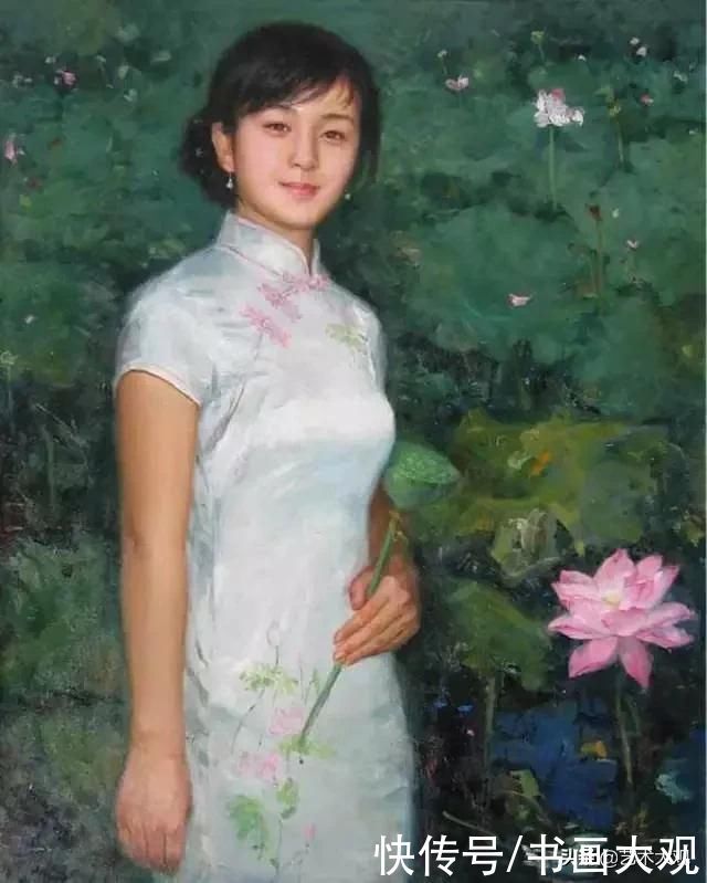 旗袍!油画中的旗袍女子风情万种艺术大观美术专题作品欣赏