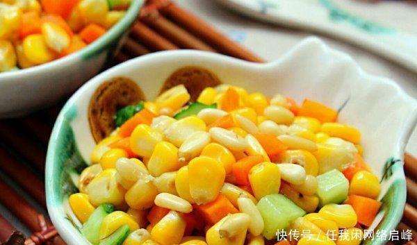 玉米粒|东北菜里非常有代表性的松仁玉米的做法