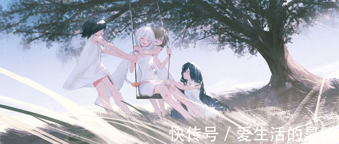 插画|故事感爆棚的动漫人物插画,画面很通透,氛围极佳