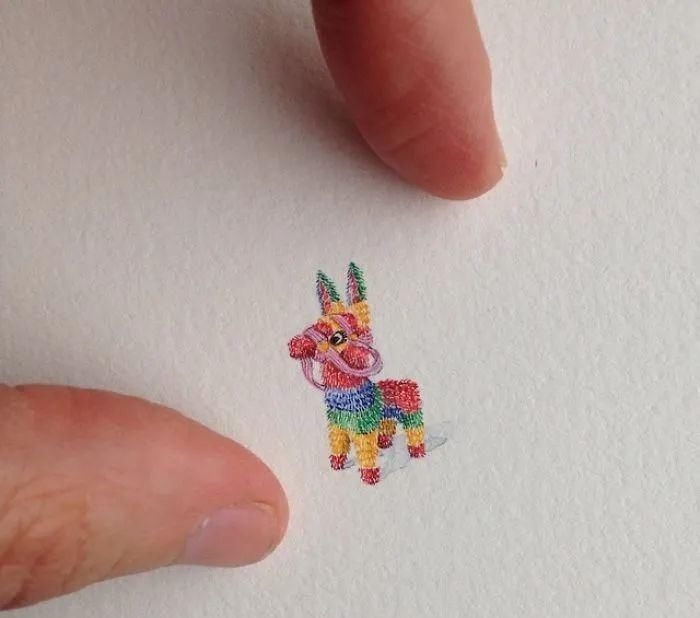 绘画！她是3个孩子的妈，做全职主妇后用指甲般大小的迷你画，人生一路开挂！