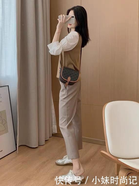 秋冬季|西装裤如何穿出不同的感觉? 搭配针织衫超好看, 秋冬季内搭模板