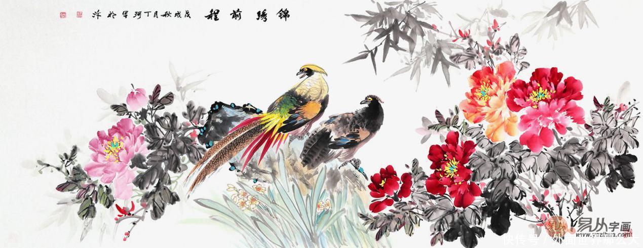 装裱|装裱您的居家背景墙花鸟佳作推荐装饰居家新风尚