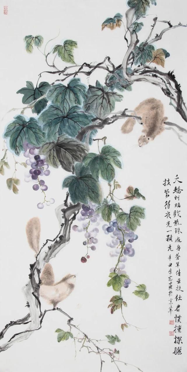 中国画|中国著名书画家——李蕊艺术作品