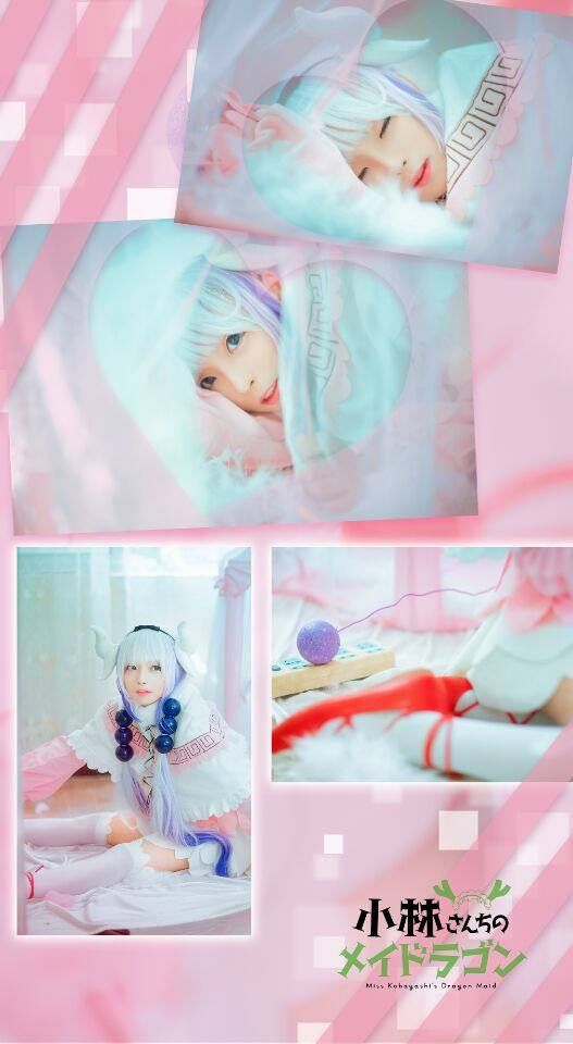 小林家的龙女仆 康娜cosplay,萌萌哒
