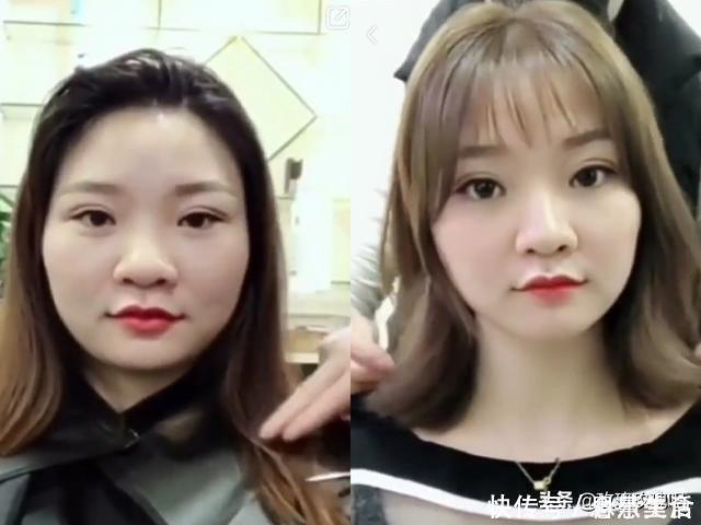 大卷|适合方脸妹子的几款发型,简直不要太好看!