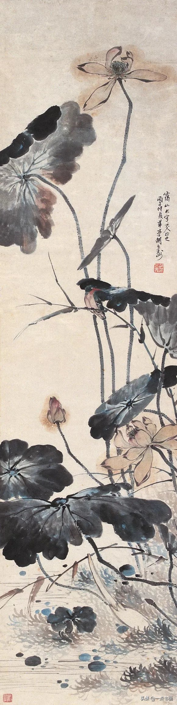 清健!晚清画家 胡公寿:集诸家之妙,山水花卉自成一体