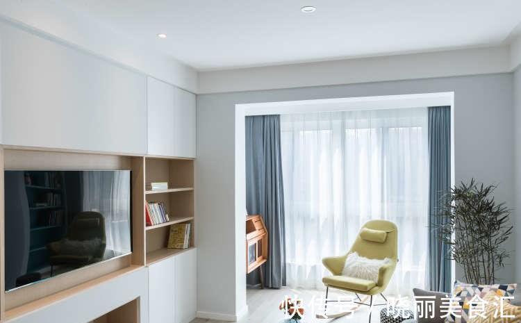 李文伟|用色彩填满三居室,舍去浮华和杂乱,让业主享受舒适的家庭生活