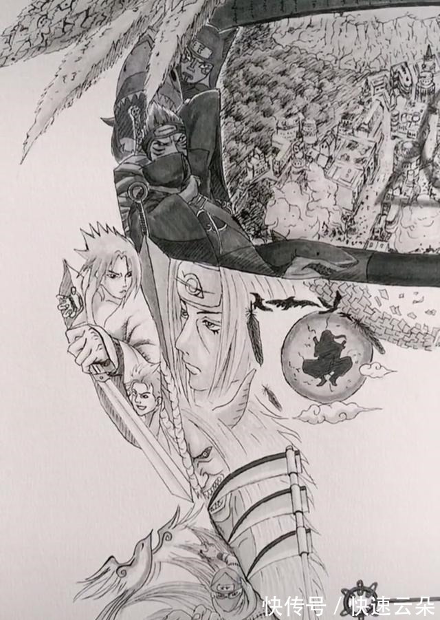 同人作品|价值一万多元的火影同人插画你们见过没这价格买手办难道不香吗