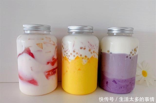 最近超火的网红牛乳,也能在家自己做,食材配方超简