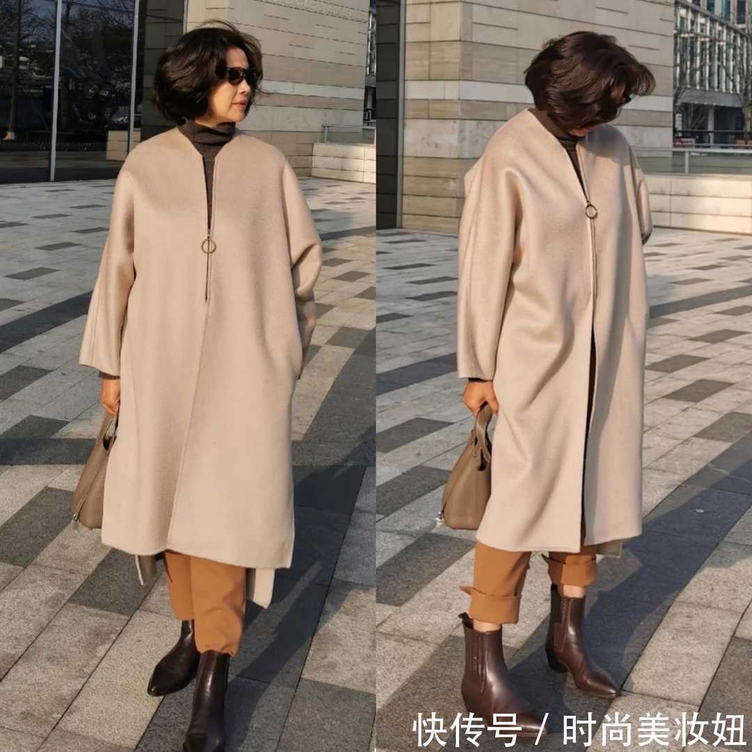 浅色系 这才是最真实的60岁穿搭,不扮嫩、不做作,简洁大气又舒适