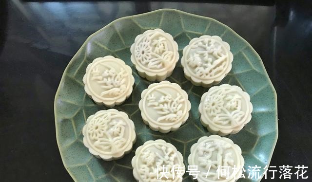 米粉|不用蒸不用烤,1分钟学会网红米月饼,低糖低脂,健康又好吃!