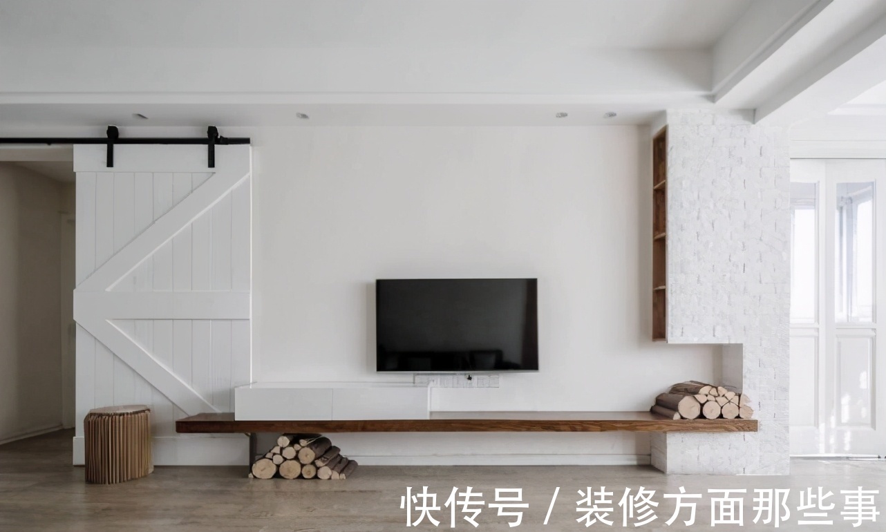 装修|107平现代简约风三居室，现代简约风+原木设计清新自然