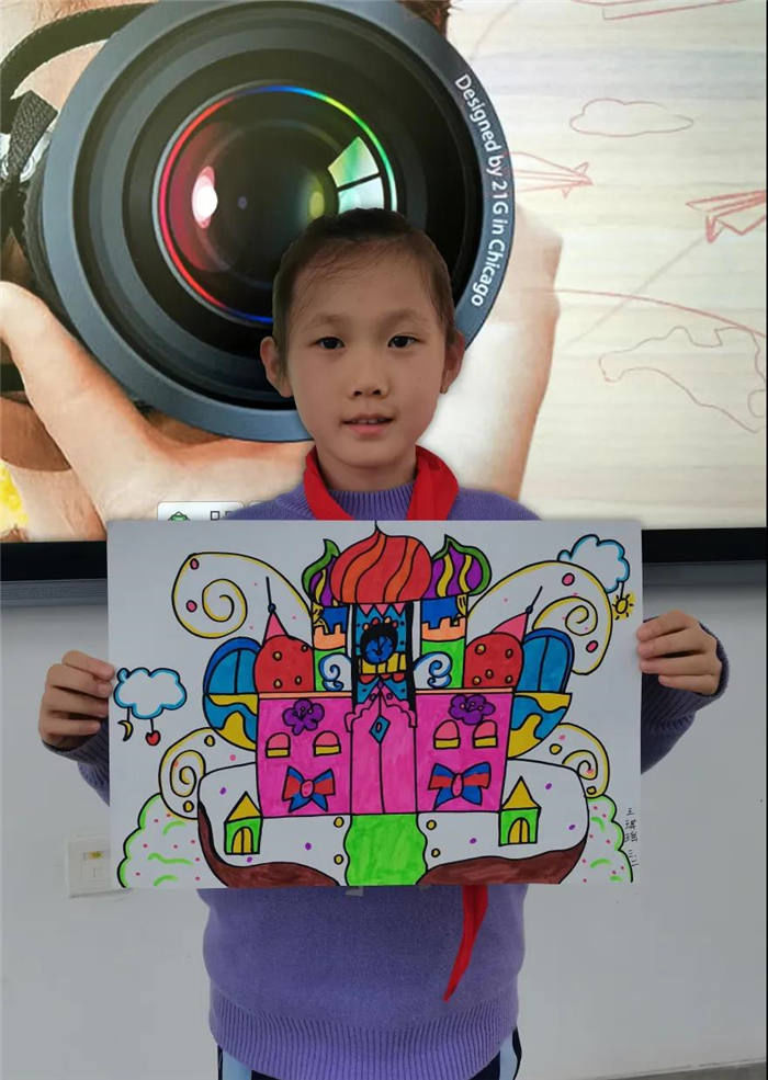 历城区@记者节，历城区孩子们画幅画儿送给最美的您！