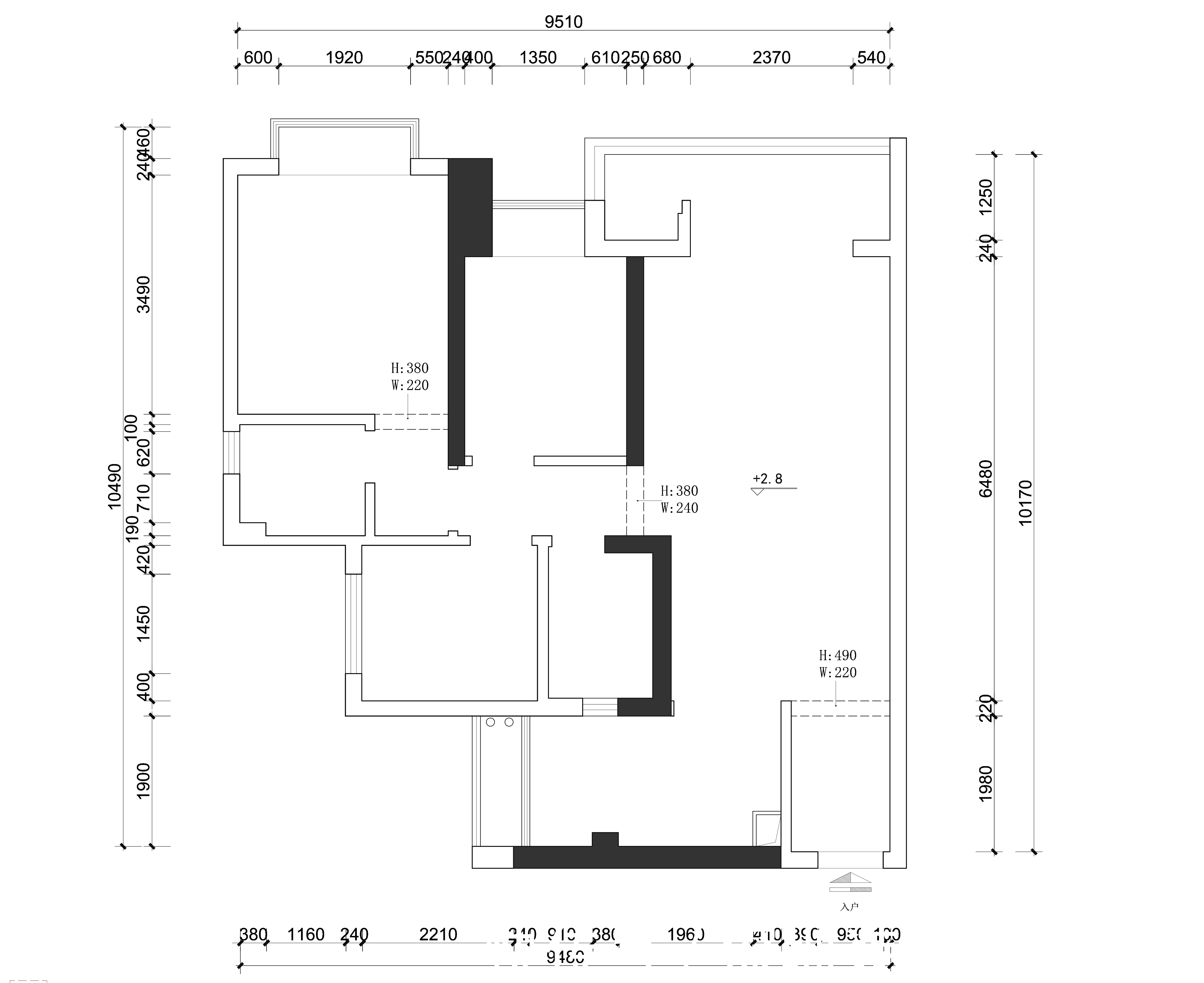 城市花园|深圳装修:大冲城市花园100㎡现代简约,高纯色彩的大量运用!