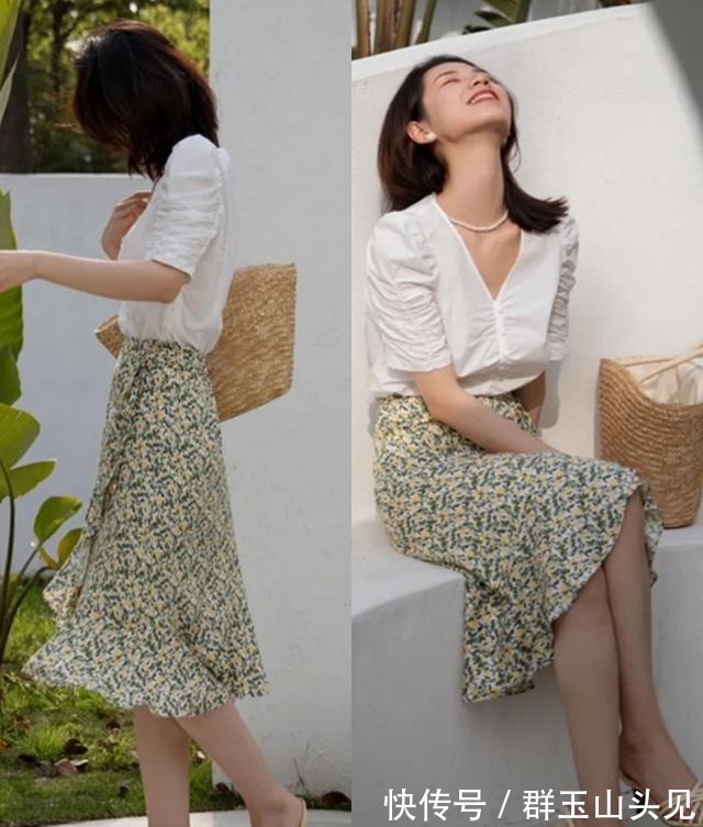 半裙 女人不管有钱没钱，夏季都离不开这4种搭法，掌握细节更优雅减龄