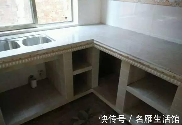 切排骨|砖砌厨柜和砖砌洗衣池,现在很流行,不砌一个太可惜了!