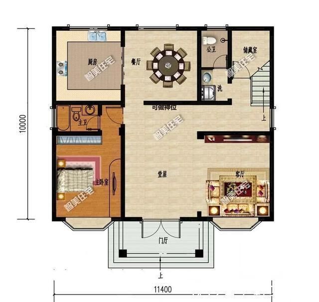 业主|圆柱改成方柱施工,这款经典简欧户型,完成了一次很好的转变