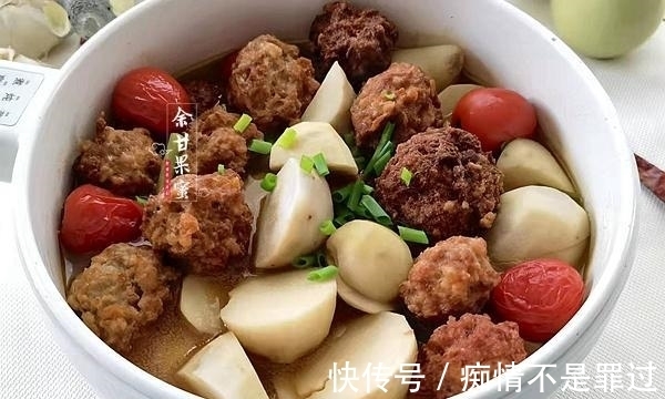 此菜零厨艺，将肉丸子与这食材同搭配，炖一炖上桌，光盘不浪费