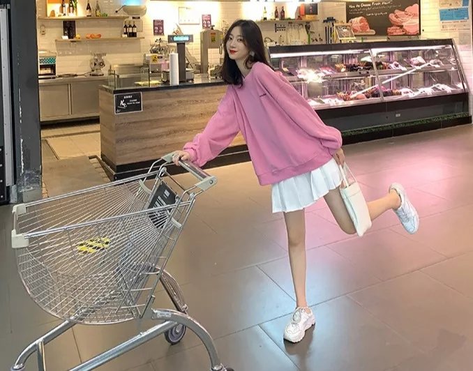 卫衣|卫衣+裙子，卫衣+衬衫，初秋这样穿太好看了