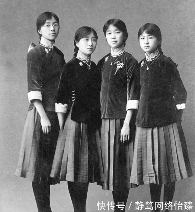 少女时代!说林徽因不漂亮的,肯定是没有看过这些照片